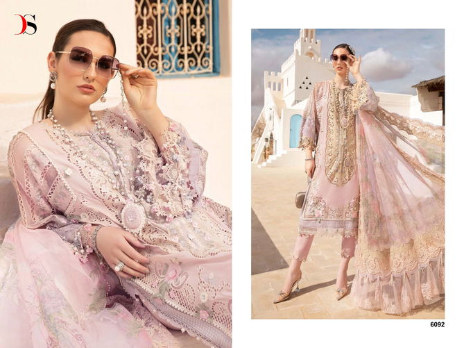 Maria B Voyage Lawn 24 2 by Deepsy Suits Cotton Embroidery Pakistani Suits Wholesale Shop in Surat